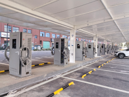 Dual EV charging cabinet
