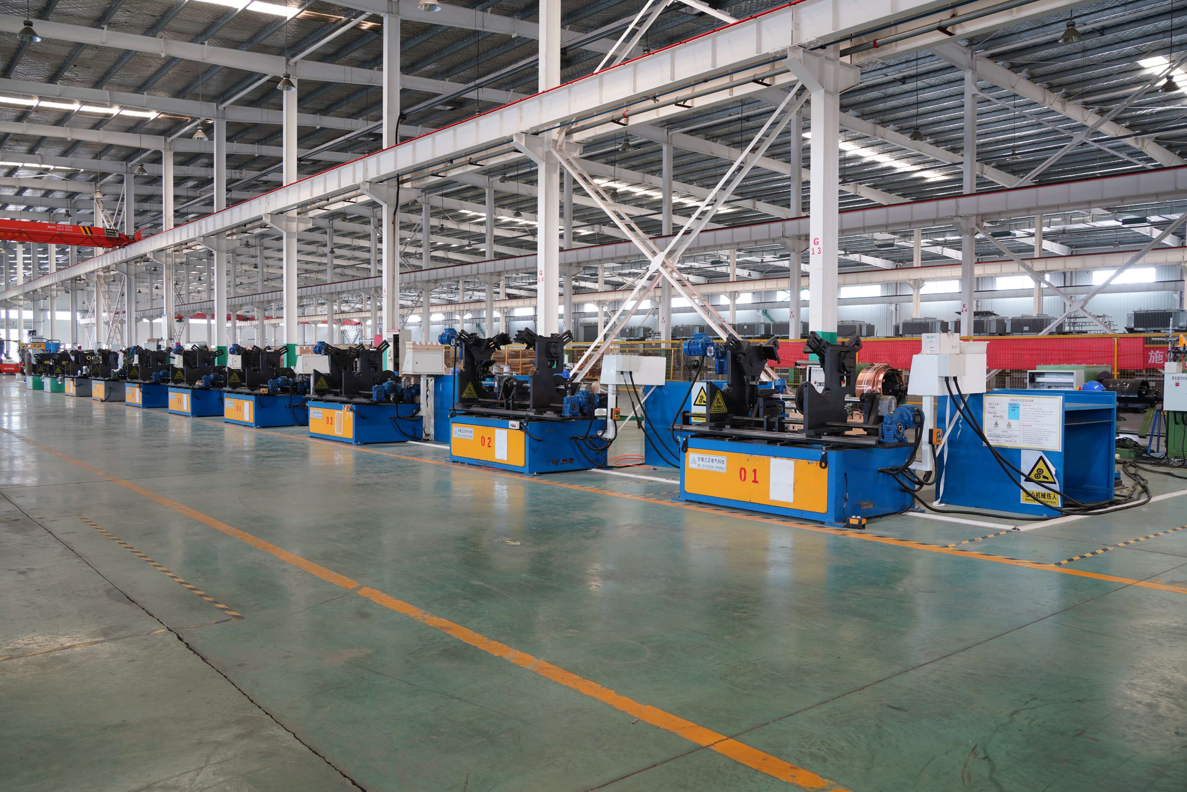 Factory equipment area